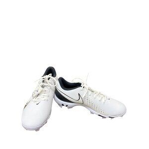 Nike Vapor Edge Shark Pro mens white black Football Cleats size 9 SKU 9264